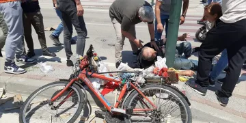 Bursa’da otomobilin çarptığı yaralı tabanca istedi