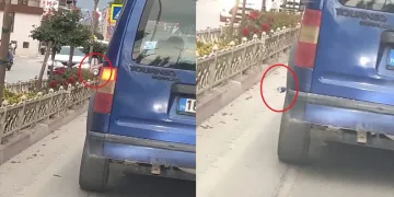 Bursa’da yola çöp atan sürücüye ceza