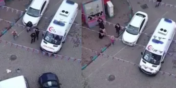 Bursa’da ambulansa binmemek için direndi