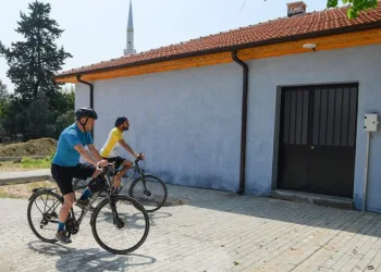Bursa’da eski köy okulları bisiklet evi oluyor