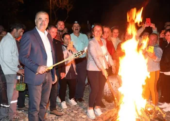 Hıdırellez ateşi Bursa Mudanya’da yandı