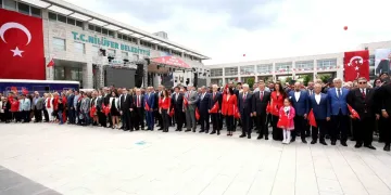 Bursa Nilüfer’de 19 Mayıs törenle kutlandı