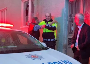 Bursa’da alkollü sürücü polise sarılarak bayramlaştı