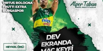Bursaspor’un EuroCup final heyecanı dev ekranda