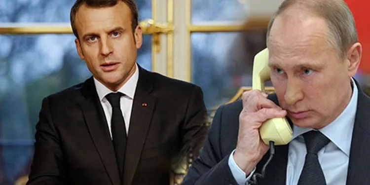 Putin ve Macron telefonda görüştü