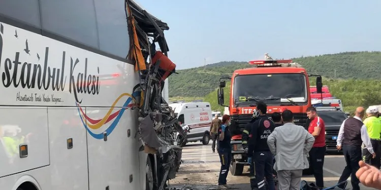 Bursa’da trafik kazası: 1 ölü 6 yaralı