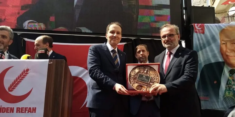 Yeniden Refah Partisi Genel Başkanı Erbakan İnegöl’de