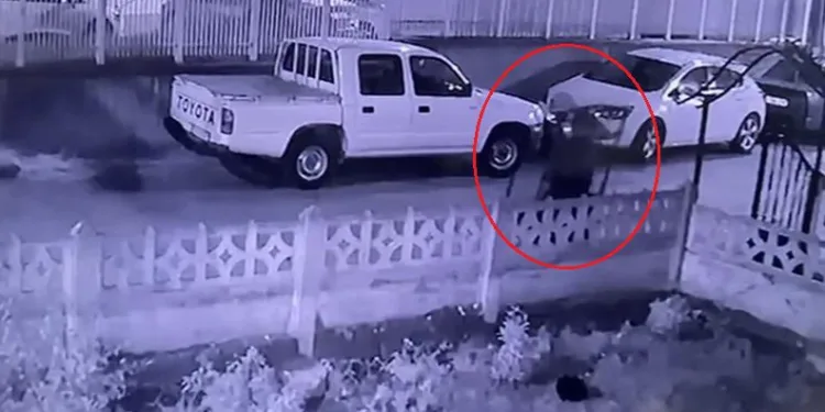 Bursa’da hırsız bahçe kapısını çaldı