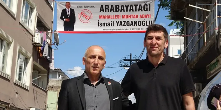 Bursa’da bir mahalleyi seçim heyecanı sardı