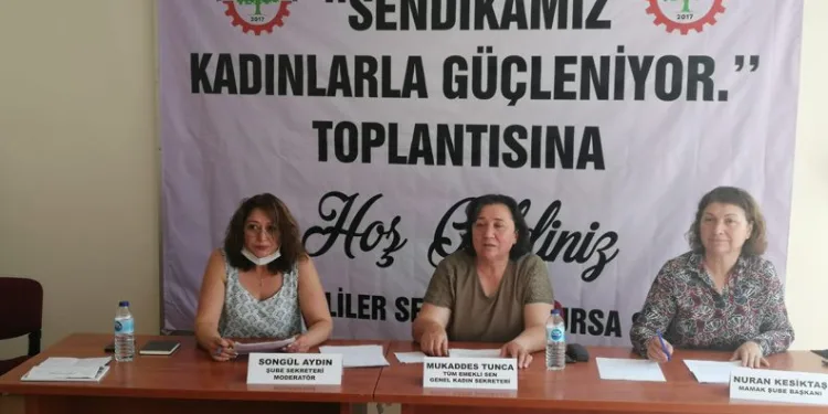 Bursa Tüm Emekli Sen’den kadınlara çağrı
