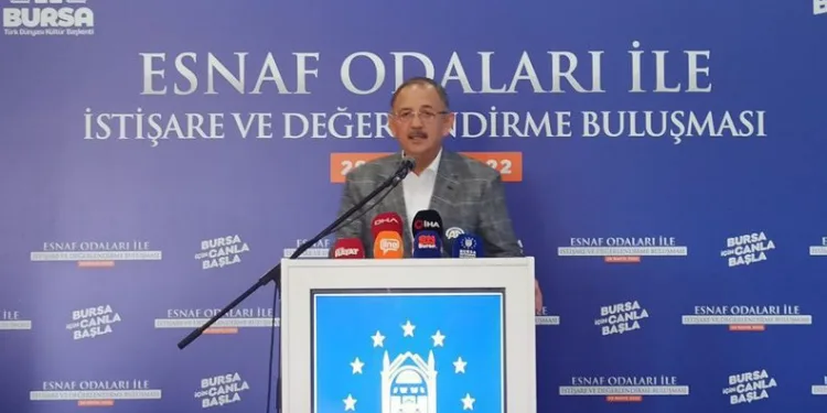Özhaseki BESOB istişare toplantısında konuştu