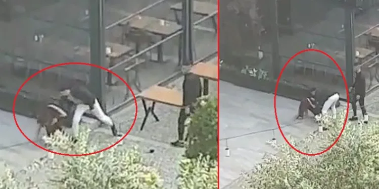 Bursa’da kadına şiddet! Yere düştü, vurmaya devam etti
