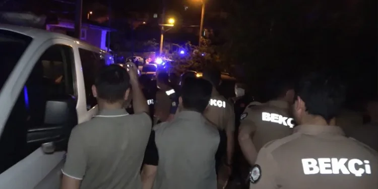 Asker eğlencesinde 5 gözaltı