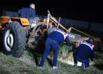 Makinenin fırlattığı taş öldürdü