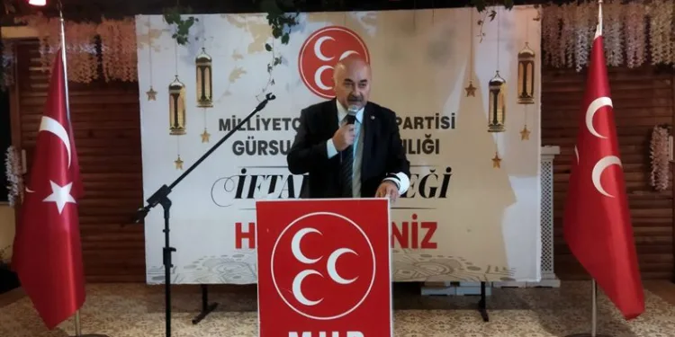 MHP’li Vahapoğlu Bursa’da iftarda konuştu