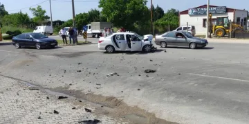 Bursa’daki feci kaza araç kamerasına yansıdı
