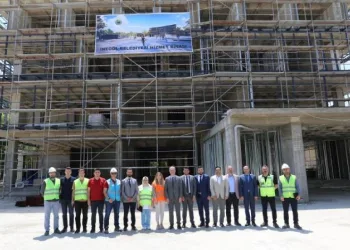 İnegöl’ün yeni hizmet binasında çalışmalar hızlandı