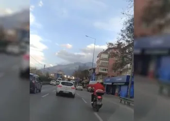 Bursa’da motosikletli jokey adayı