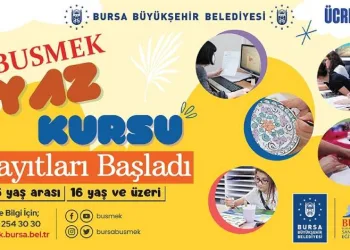 BUSMEK’te ücretsiz yaz kursları başlıyor