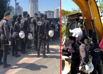 Bursa’da sitede yıkım gerginliği
