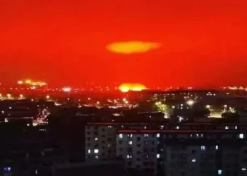 Gökyüzünde kaydedilen görüntüler panik yarattı