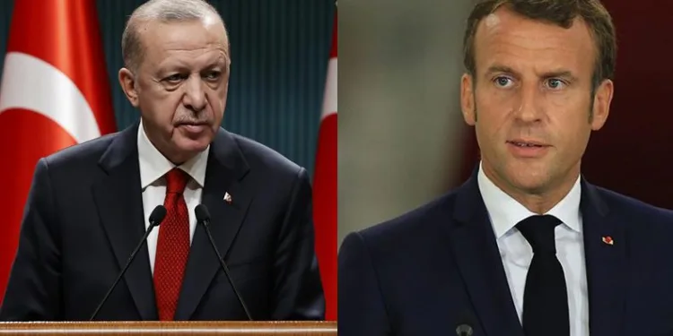 Cumhurbaşkanı Erdoğan Macron ile görüştü