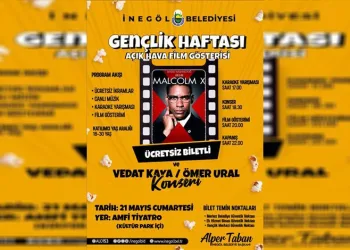 Bursa İnegöl’de gençlik haftasına özel program