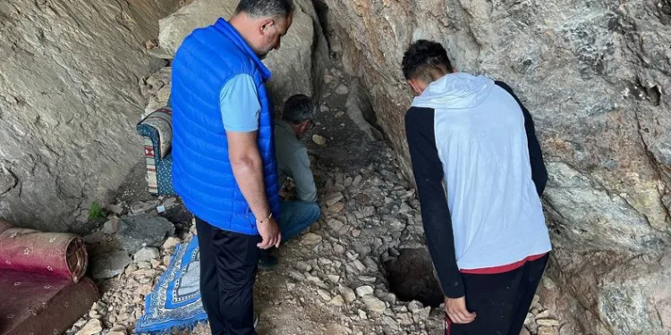 Bursa’da mağarada şoke eden görüntü!