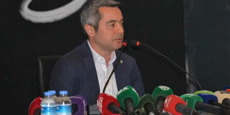 Bursaspor Kulübü Başkanı Banaz’dan önemli açıklamalar