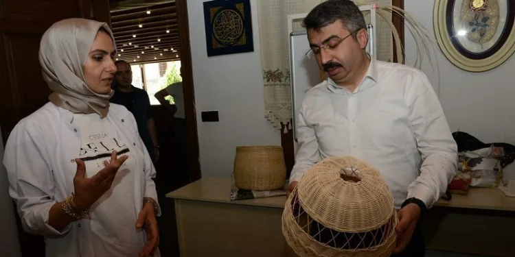 Başkan Yılmaz’dan el sanatlarına destek