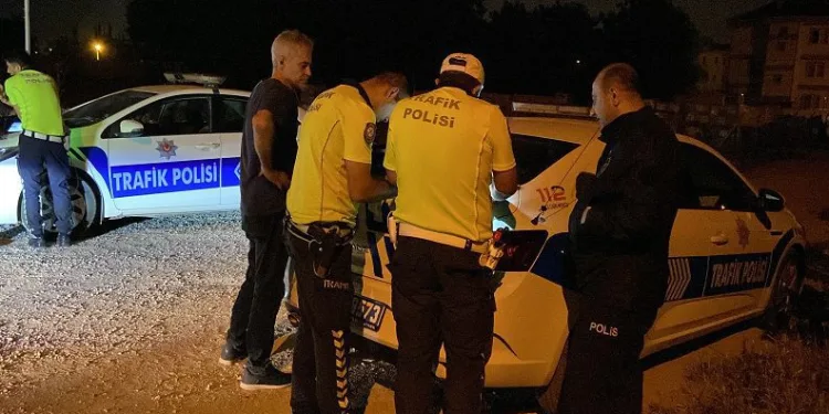 İnegöl’de alkollü sürücüye ceza yağdı