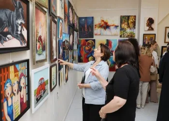 Mudanya’da ebru sergisi açıldı