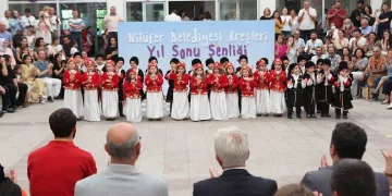 Nilüfer kreşlerinde yılsonu şenliği