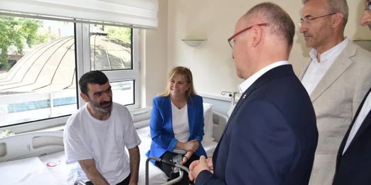 Başkan Davut Gürkan’dan anlamlı ziyaret