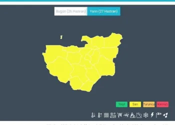 Meteorolojiden Bursa için kuvvetli yağış uyarısı