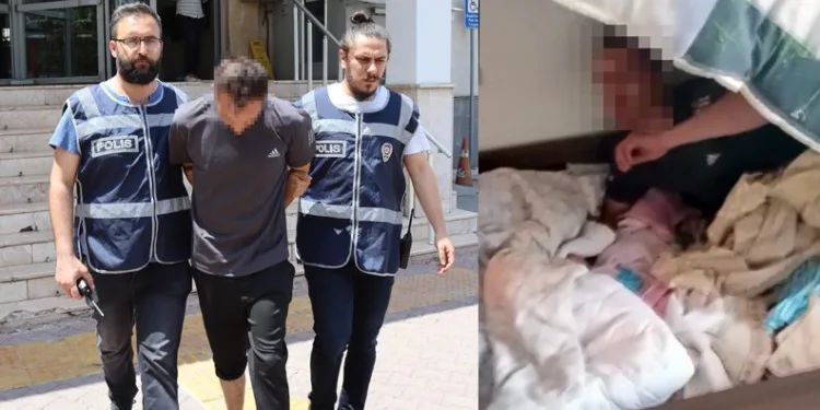Hapis cezası bulunan şahıs bazanın altından çıktı