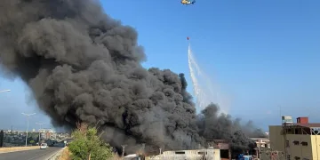 Hatay’da antrepoda büyük yangın