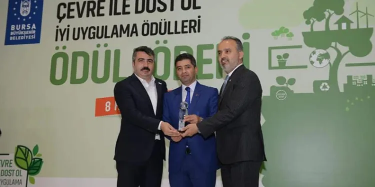Yıldırım Belediyesi’ne ‘Çevre Dostu Belediye’ ödülü