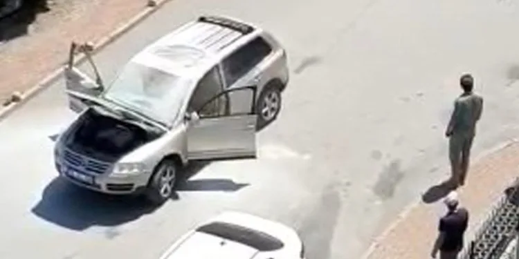 Bursa’da seyir halindeki araçta yangın