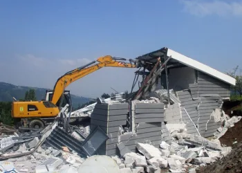 Bursa Uludağ eteklerinde kaçak yapı operasyonu