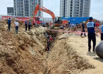 İnşaat alanındaki göçükte 1 işçi öldü