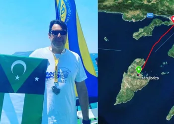Yunanistan’dan Türkiye’ye yüzerek geçti