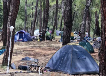 Tatilcilerin yeni gözdesi, çadır turizmi