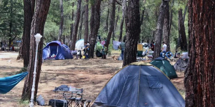 Tatilcilerin yeni gözdesi, çadır turizmi