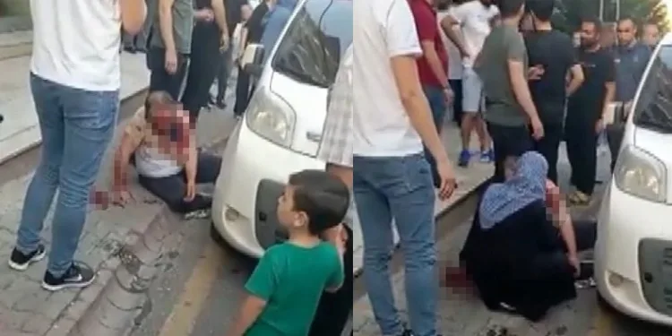 Markette taciz iddiasına darp girişimi