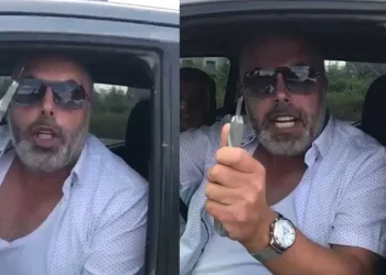 Trafikte falçatalı kavga