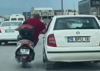 Bursa’da trafikte ‘keyif’ yolculuğu