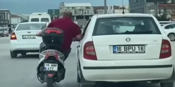 Bursa’da trafikte ‘keyif’ yolculuğu