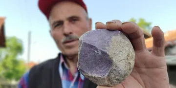 Tarlasından çıkan taşların değerini çalınınca anladı