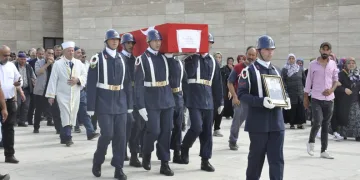 Cinayete kurban giden uzman çavuş son yolculuğuna uğurlandı